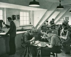 Lehrlingsausbildung bei der Schleswag in den 1950er Jahren