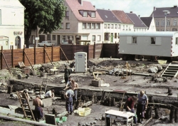 Grabung in der Schleswiger Altstadt