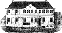 1768 entstand in der Kattenstraße der erste eigene Bau der Universität. Architekt war Ernst Georg Sonnin, der unter anderen auch die Kirche St. Michaelis in Hamburg entwarf.