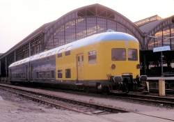 Heute Schleswig-Holsteins einziges rollendes Denkmal: der seit 1977 von den Verkehrsfreunden Lübeck liebevoll gepflegte alte LBE-Doppelstockwagen