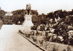 Der Idstedt Löwe auf dem Alten Friedhof in Flensburg