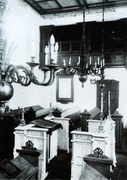 Aufnahme von Friedrich Schröder der Synagoge in Rendsburg von 1934