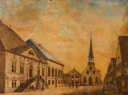 Für die neue Vertretung wurde an das Rathaus in Itzehoe der Ständesaal angebaut.
