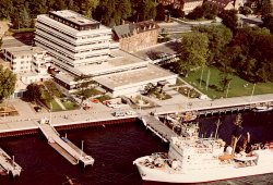 1972 im Jahr der zweiten Segelolympiade in Kiel - zog das Institut für Meereskunde in sein neues Gebäude direkt an der Förde