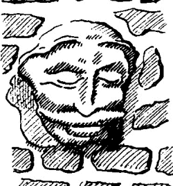 Am Treppengiebel des "Herrenhauses" am Husumer Markt sind die sogenannten "Rebellenköpfe" zu finden. Zwar tragen sie individuelle Züge, doch gilt heute nicht mehr als sicher, daß sie wirklich Portraits der Rebellen sind.