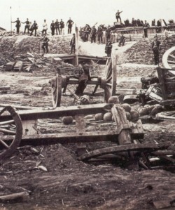 Düppeler Schanzen - nach dem Sturm der preussischen Truppen