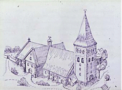 .... so könnte St.Bartholomäus in der frühen Neuzeit ausgesehen haben