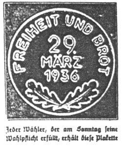 Wahlplaketten halfen, Nichtwähler zu identifizieren